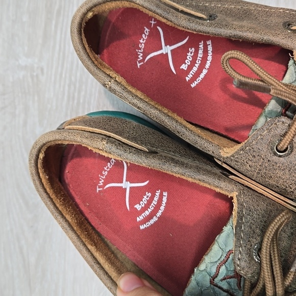 Twisted X Women Loafers with Textured Design Moc Flats Shoes Sz 9M - Picture 11 of 11